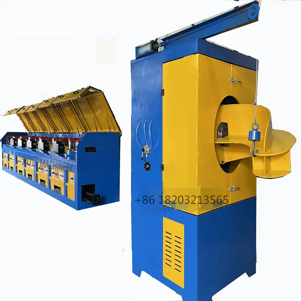Wind up the line upside down low breaking rate Steel Wire Drawing Machine