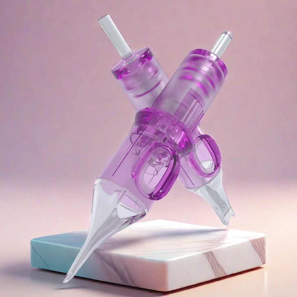 Top Ranked Premium Quality PMU tattoo needle cartridges Super Sharp Precise 1RLT Tattoo Needle Sterilized needles tattoo