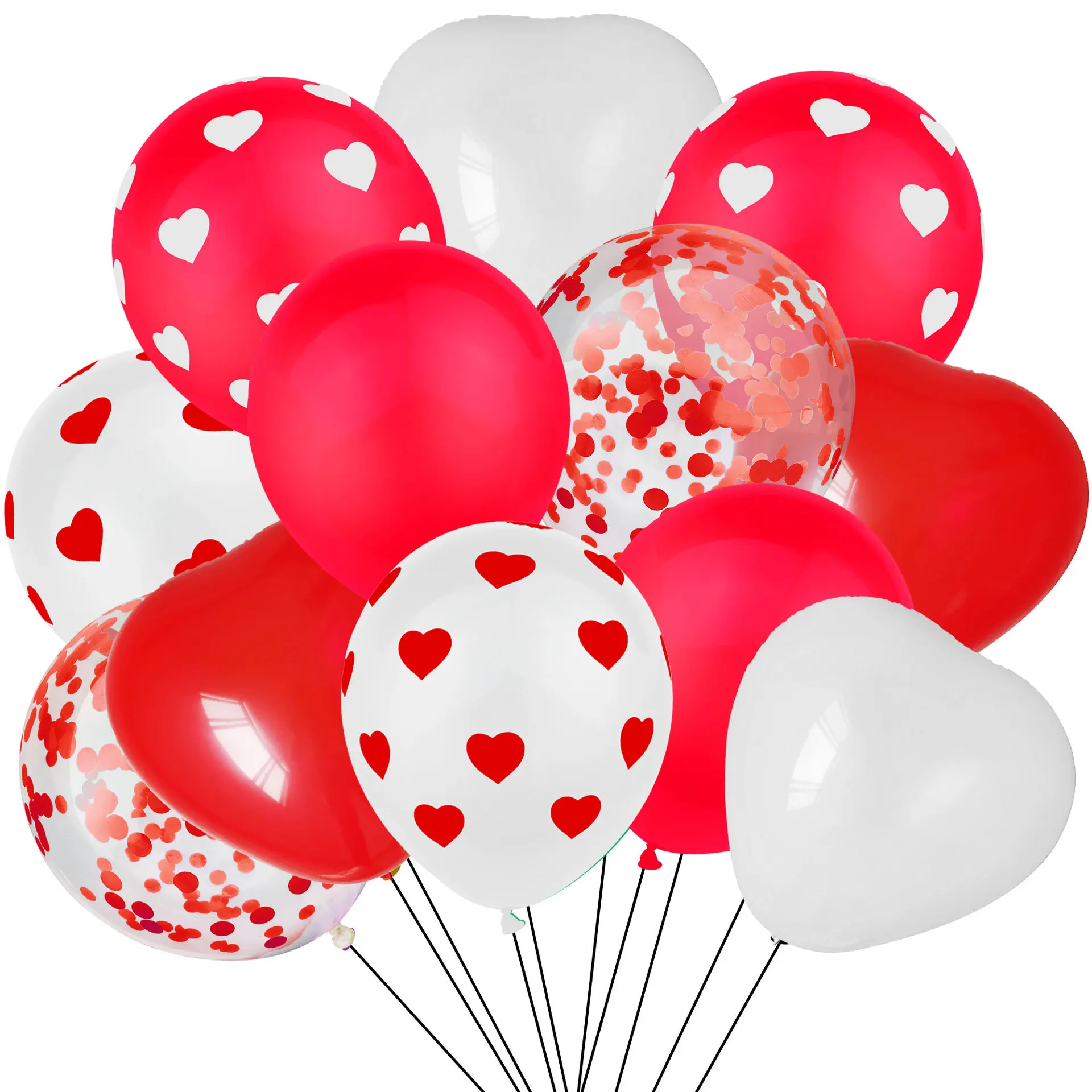 2022 Red I Love you valentines day gifts for women saint valentines day banner decorations gift foil Love you balloons set