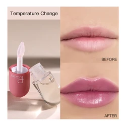 Pudaier Mini  Color Changing Lipgloss Private Label Clear Lips Plumper Oil  Glitter Lip Gloss