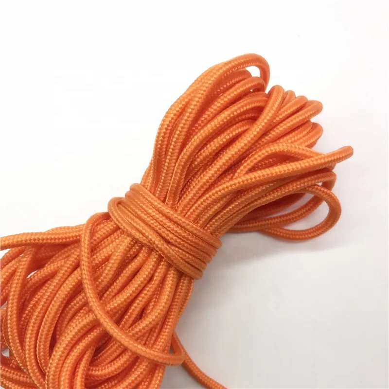 China factory wholesale strong colorful outdoor umbrella rope climbing equipment camping tent windproof braided safety rope