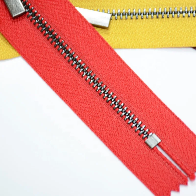 Jeans Zippers for Pants # Color Close-end Heavy Duty Metal Zipper Wholesale 3 Brass Zip Company Fashion Auto Lock Hiking Shoes