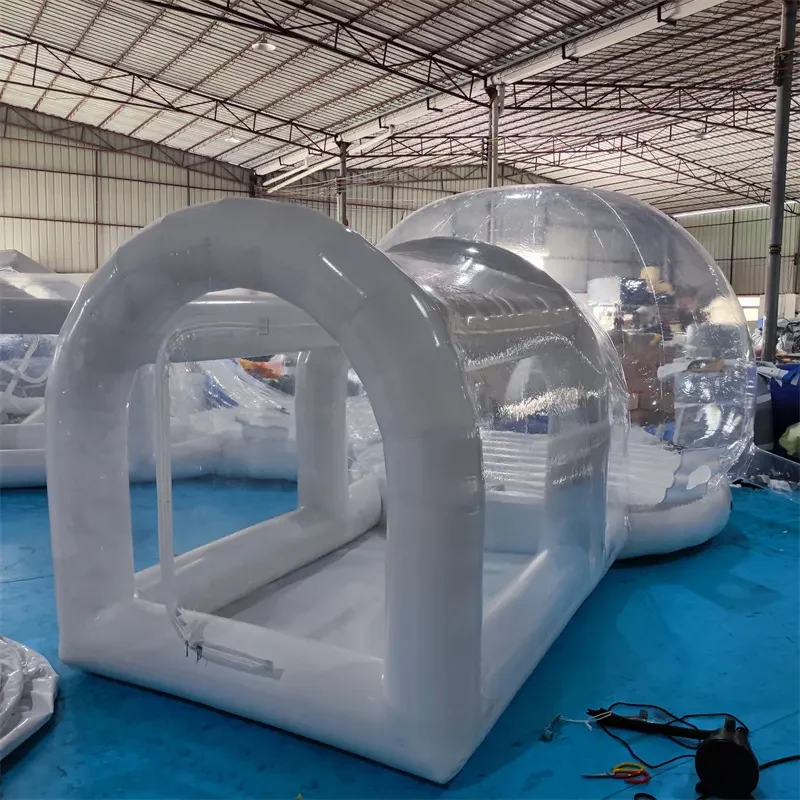 In Stock Jumping Bouncy Bubble House Pvc Transparent Inflatable Bubble Tent House 3m 4m 5m Bubble Bounce House For Kids