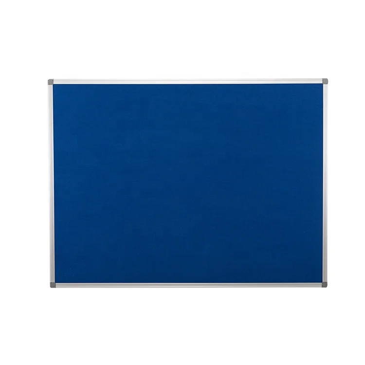 Office notice board design classroom standard bulletin board sizes decoration home wall mounted blue fabric notice board