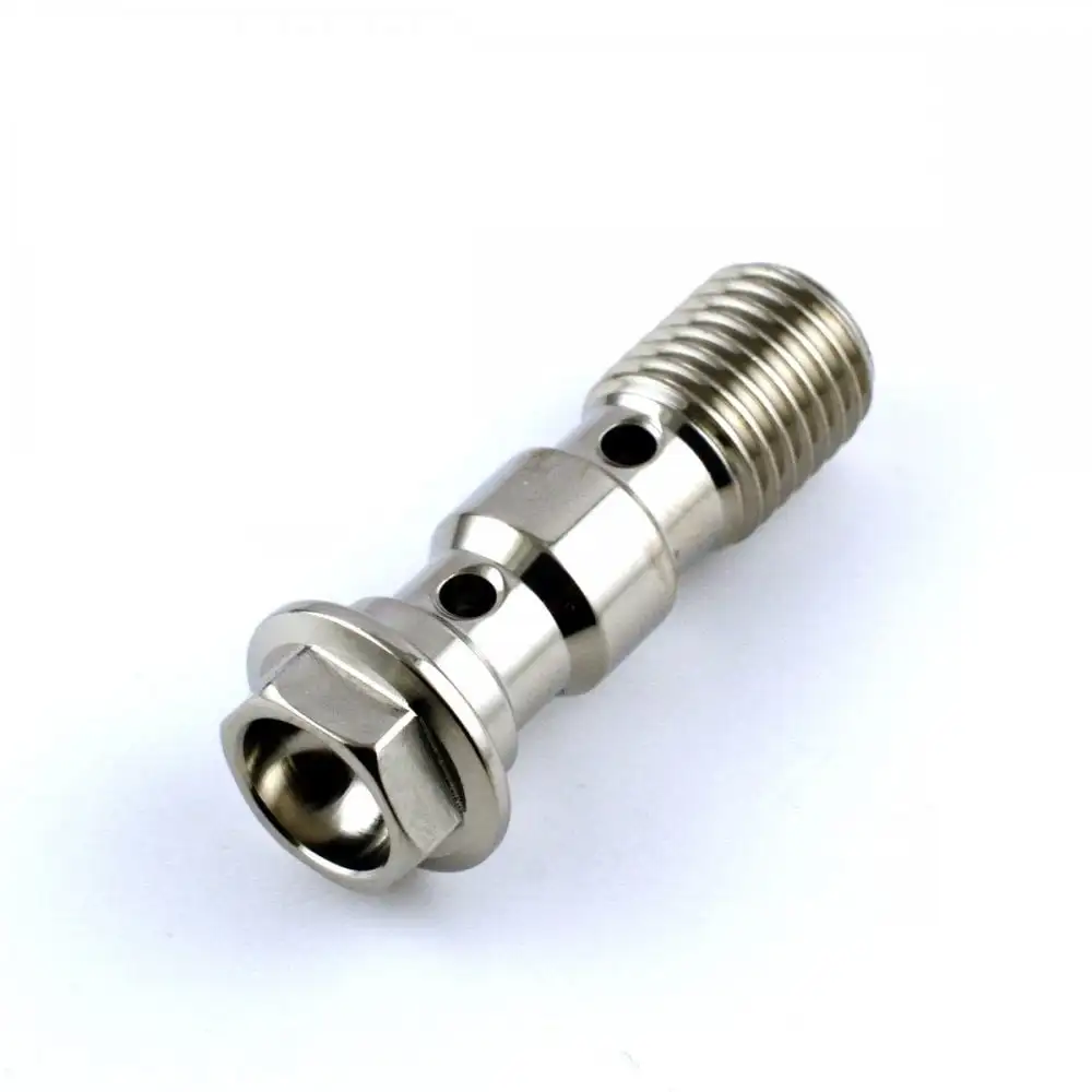 Factory Supply Gr5 Titanium Banjo Bolts Double