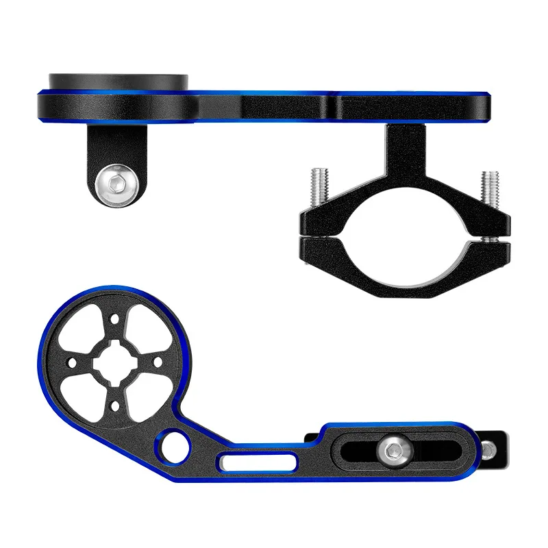 Bicycle Light Holder Aluminum Bike Lamp Bracket Adjustable Bicycle Computer Mount Holder for Garmin Gopro