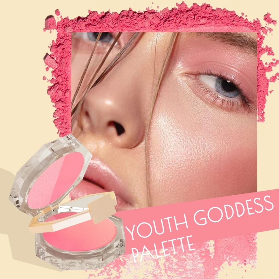 Eyeshadow blush palette Private Label makeup cosmetics