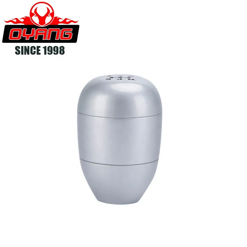 Manual Digital Gear Shift Knobs OY1099 6 Speed Universal Car Fancy Aluminum