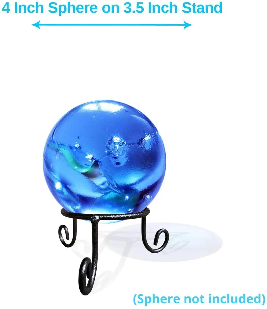 Ball Stand Gazing Globe Stand for Balls, Sphere Holder Wrought Iron Display Stand