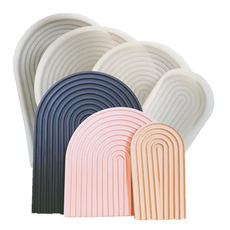 Новое поступление, силиконовые формы разных размеров в форме арки для изготовления свечей, формы для литья эпоксидной смолы