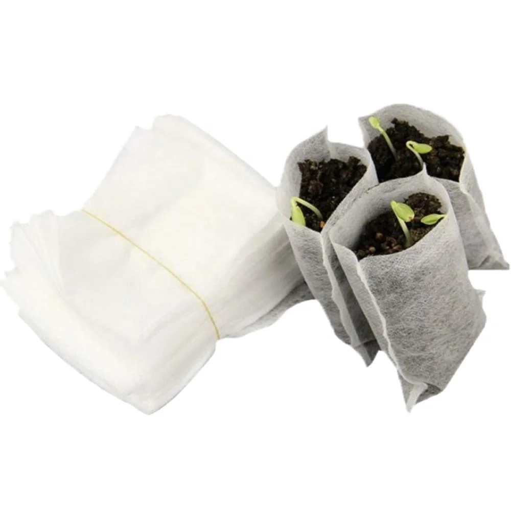 Eco-friendly degradable 40 pp non woven small nursery grow bags for plants cheap