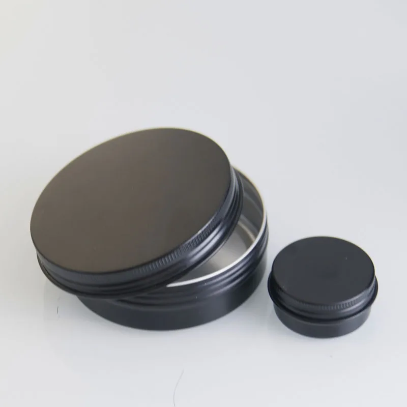 5ml 10ml 15ml 20ml 30ml 50ml 60ml 80ml 100ml  customized logo metal packing tin jar can for candles aluminum packaging tins jars