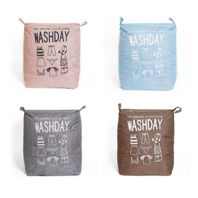 
2020 Waterproof Folding Concise Bundle Storage Basket Large organizer Drawstring Laundry Bag 