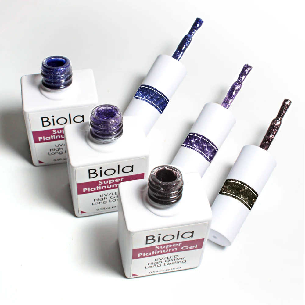 
9 Big Free Vegan Platinum uv gel nail polish OEM factory soak off led gel polish 