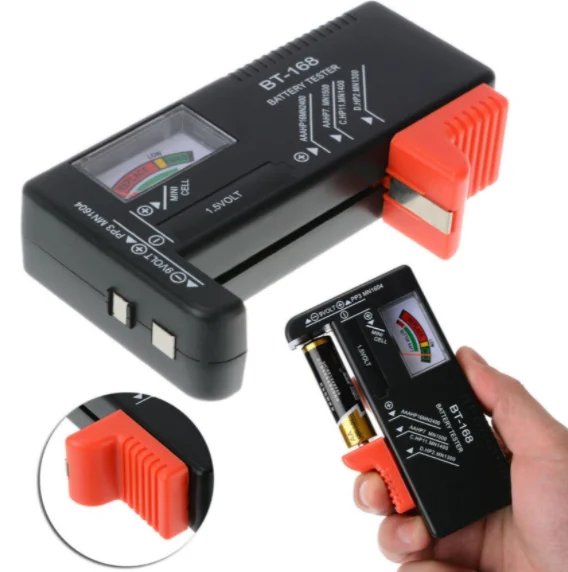 BT-168D Цифровой Тестер Аккумуляторов 9V/1 5 V/зарядное устройство для никель-кадмиевых или никель-металл-ААА с тестером емкости заряда аккумулятора таблеточного Вольт проверки Универсальный
