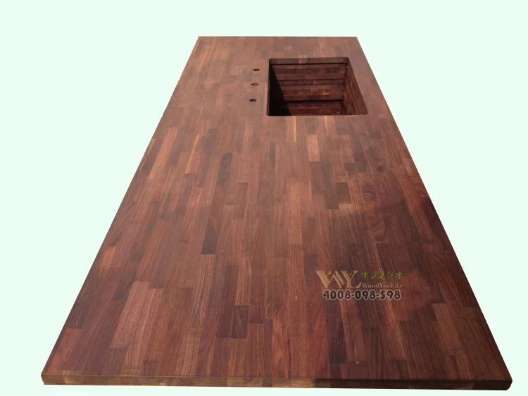 Wax Oil USA Walnut Wood Table Top / Quality Edge Glued