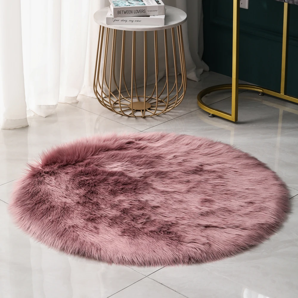 Fluffy mats floor carpet rugs living room bedroom area rug fluffy rugs plush shaggy faux fur carpet for wedding
