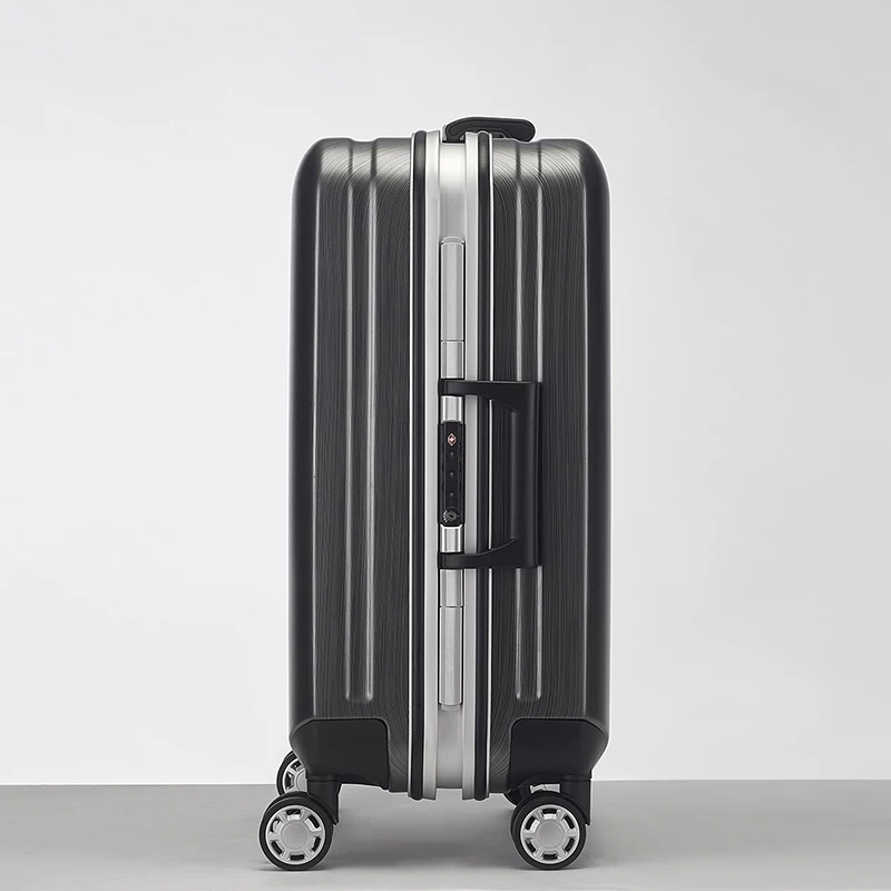 Hot sale Hasp trolley cases with spinner wheels for men women customize Travel suitcases luggage