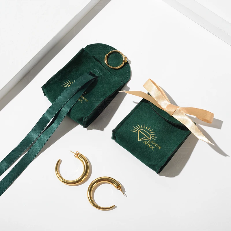 Lionwrapack OEM custom luxury eco friendly jewelry packaging box packaging display for jewelry bag and Jewelry pouch