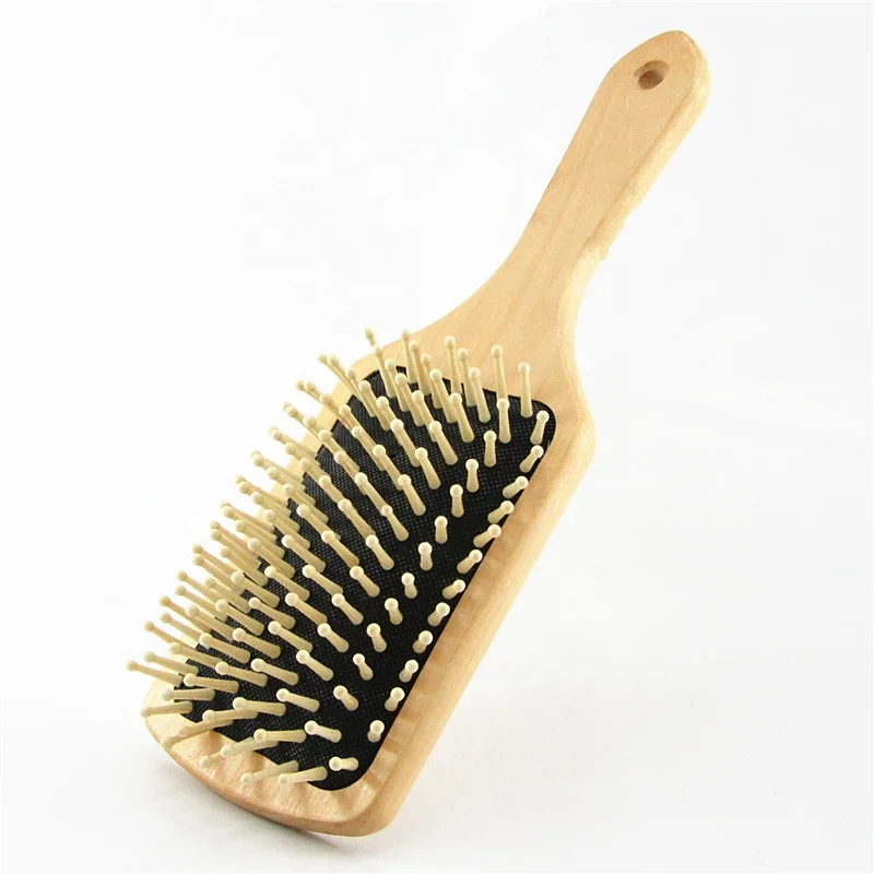 Wholesale Private Label Comb Massage Wood Hair Comb Brush