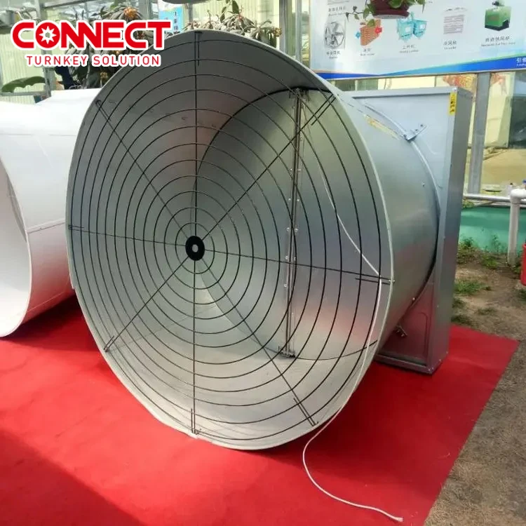 36inch 40inch 50inch Industrial Cooling Fan Butterfly Type Greenhouse and Poultry House Ventilation Exhaust Cone Fan