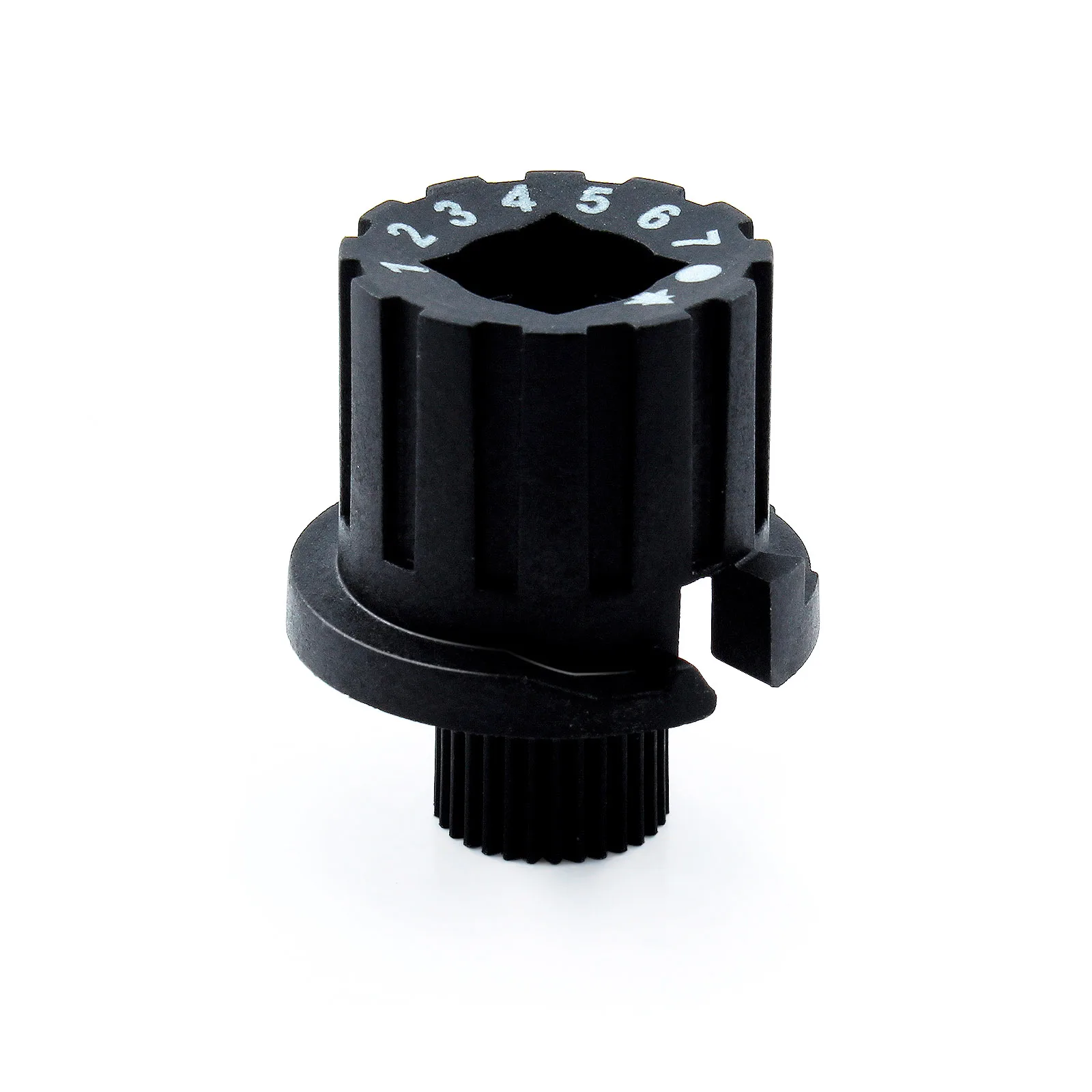 Black Temperature Control Knob for 630 Fryer Water Heater Gas Control Thermostat Valve Parts
