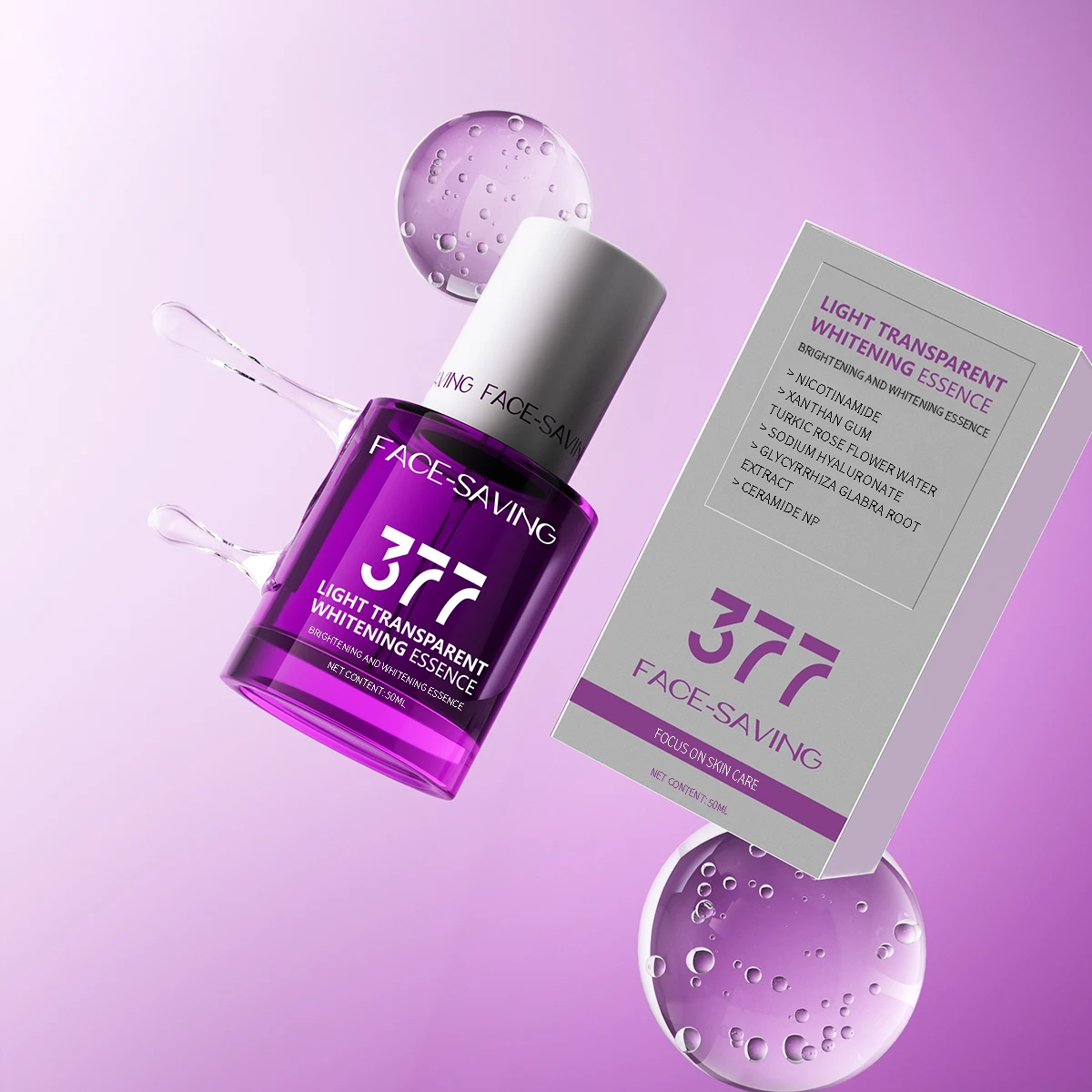 Whitening essence customized factory direct sales phenylethyl resorcinol whitening transparent moisturizing essence