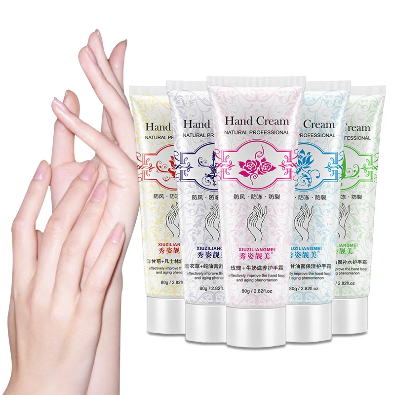professional hand repairing cream lightening hand  peeling cream portable hand cream