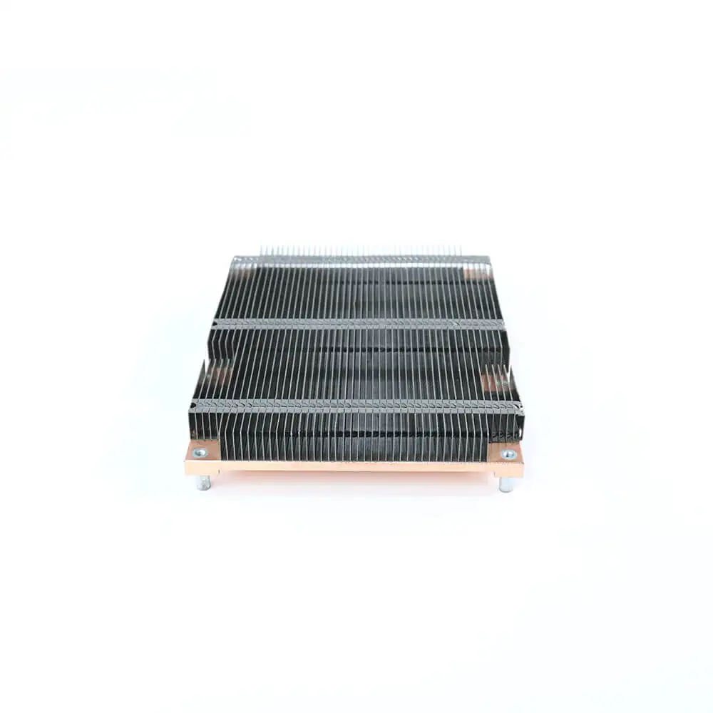 Custom Buckle Radiator 1U Copper Fin Customized 10 Silver Round Aluminum Heat Sink