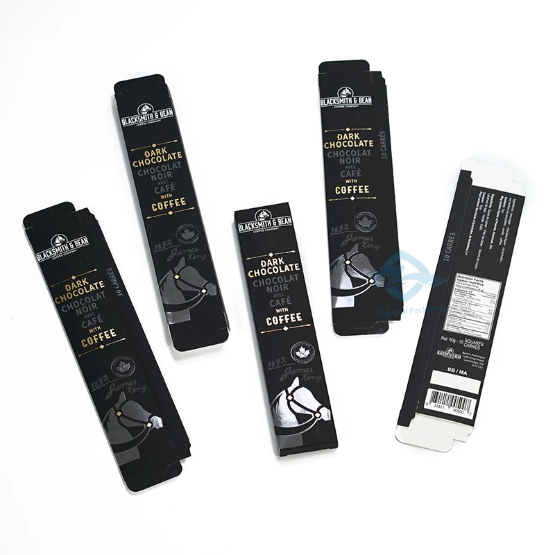 Custom Chocolate Bar Box Manufacturer Wholesale Kraft Paper Food Grade Chocolate Box