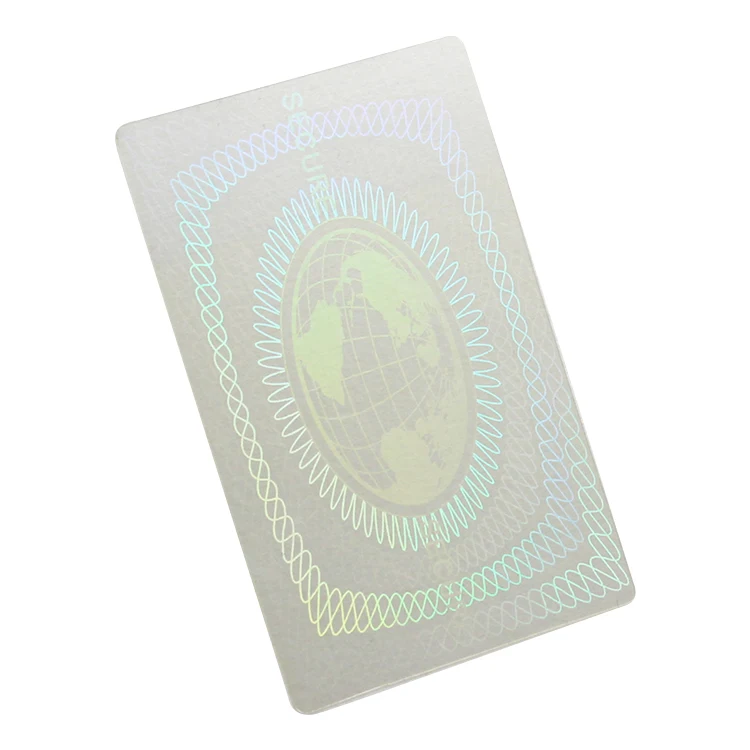 Supply Blank Cmyk Laminated Pvc Card Offset Printing