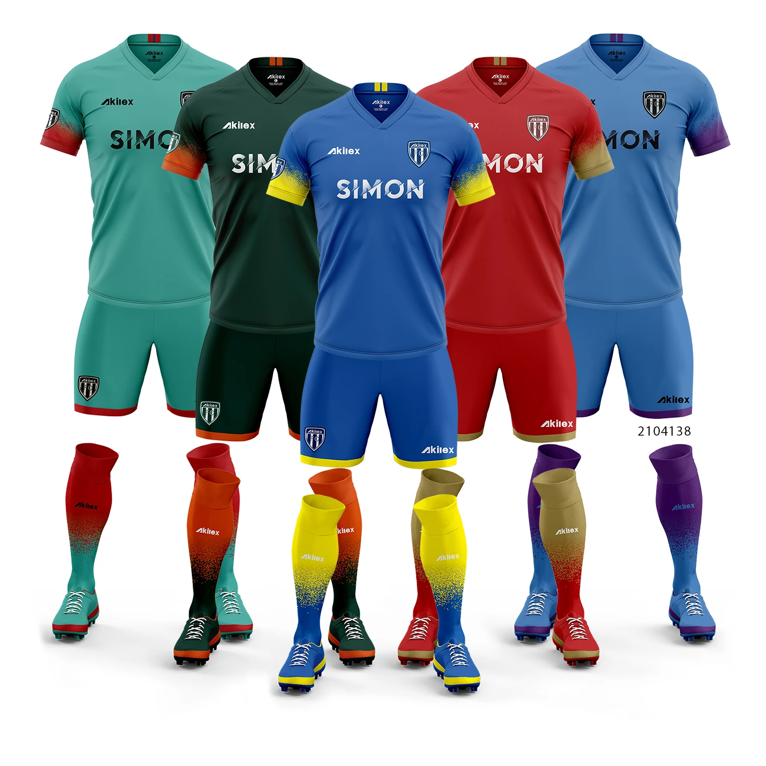 Custom High Quality Manufacture New Design Soccer Team Sport Club Jersey Sublimated Uniforms