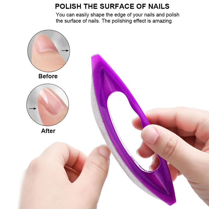 High Quality Manicure Care Art Tools Sheep Leather Chamois Nail Polish Buffer File for Nails Wax Cream