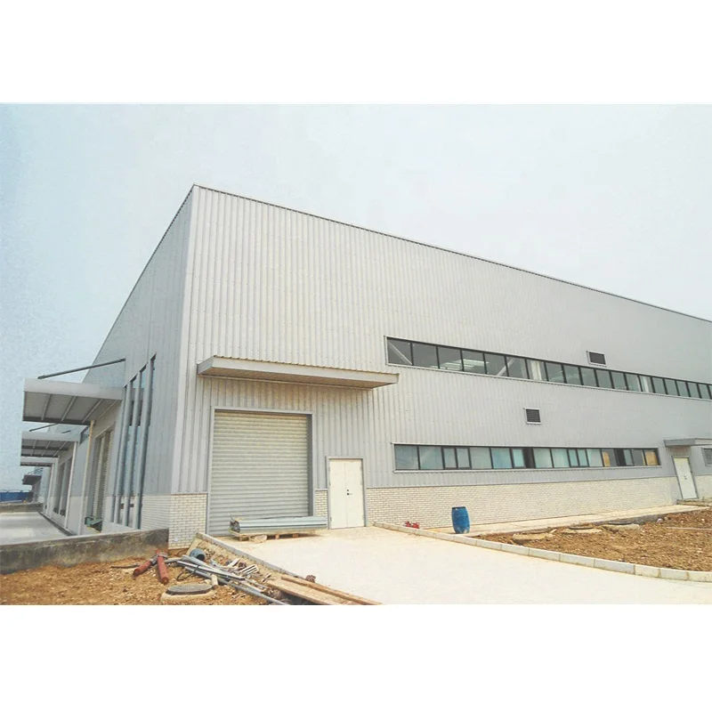 Grade Q235 Q355 steel structure building High strength commercial industrial zone park workshop plant factory