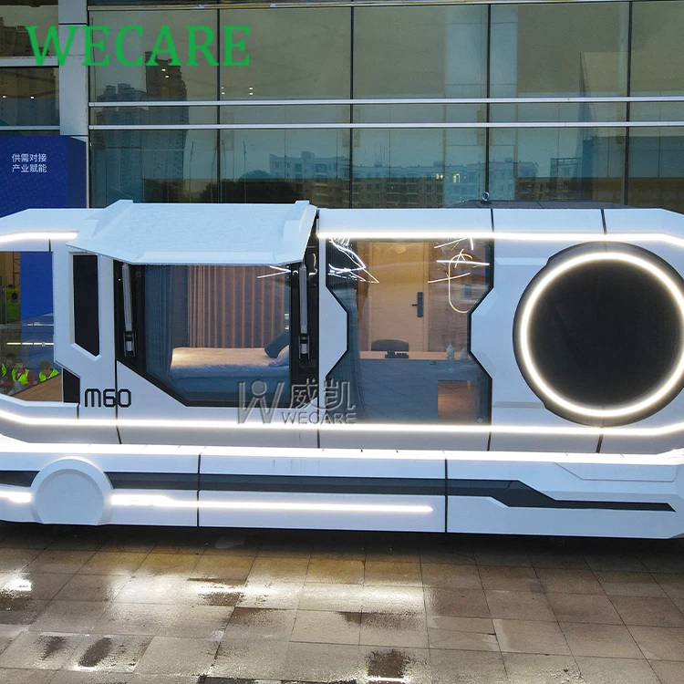 Prefab Vessel House Flat Pack Mobile Capsule Houses Ready Made House Mobile Home Steel Structure Homestay Space Capsule