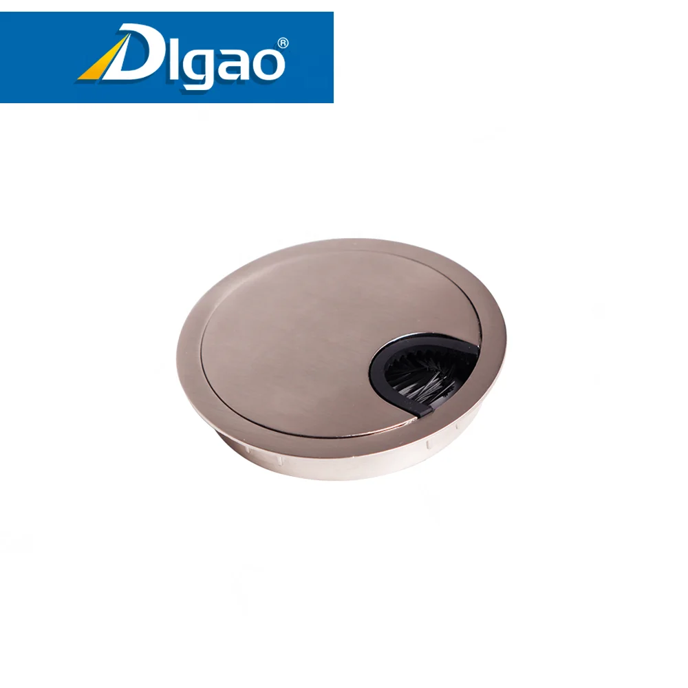 Office desk cable hole cap cover/zinc alloy cable wire box