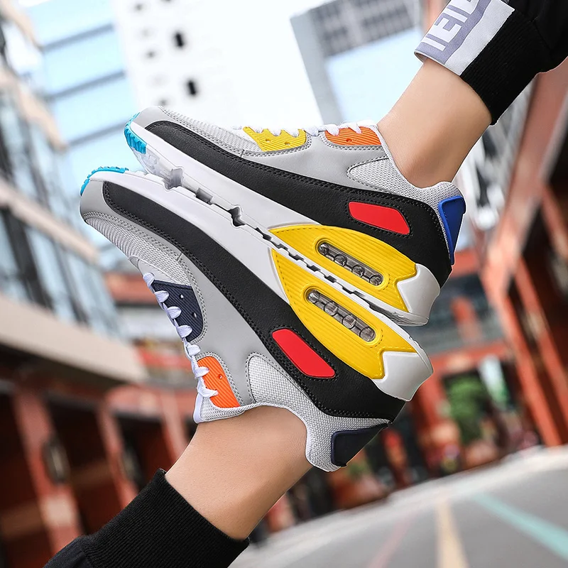 Max Sport Shoe Wholesale Logo Custom Unisex Running Casual Big Size Sneaker For Men