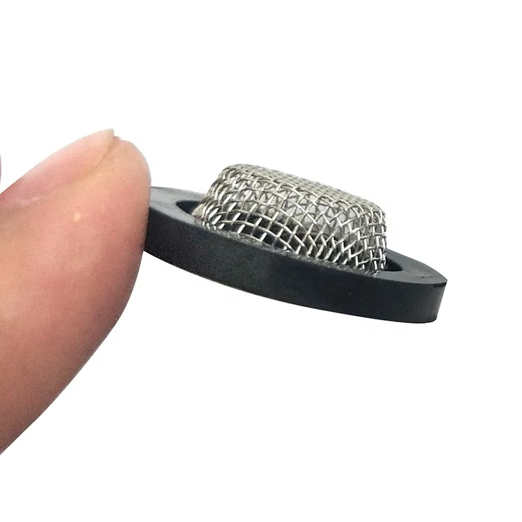 60 mesh stainless steel wire mesh screen filter rubber washer for hose shower head