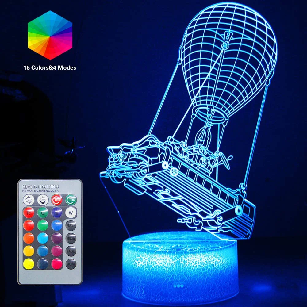 3D LED Night Light with Pen Rewritable Table Light Bedroom Lighting Decoration Christmas Gift 16colors 4mode Remote Control
