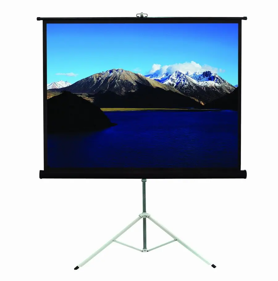 TELON SCREEN 120 inch 4:3 and 16:9 format matte white class meeting room indoor and outdoor projection  projector tripod screen