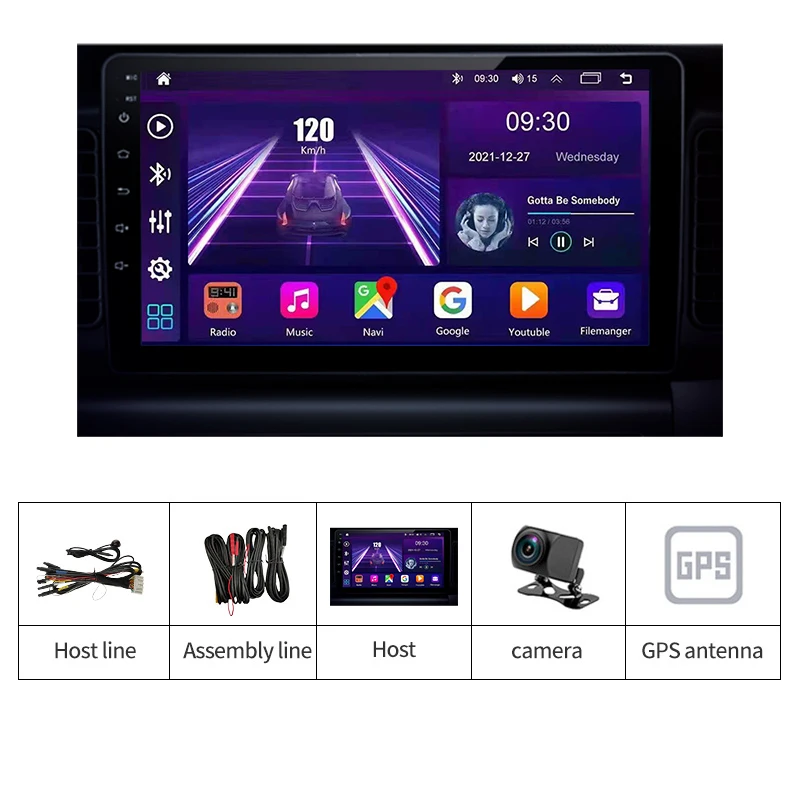 DW 8035 Universal AHD 10 Inch Double Din Car Stereo Wifi Carplay Car Dvd Player Gps Navigation Screen Android 11 Car Monitor