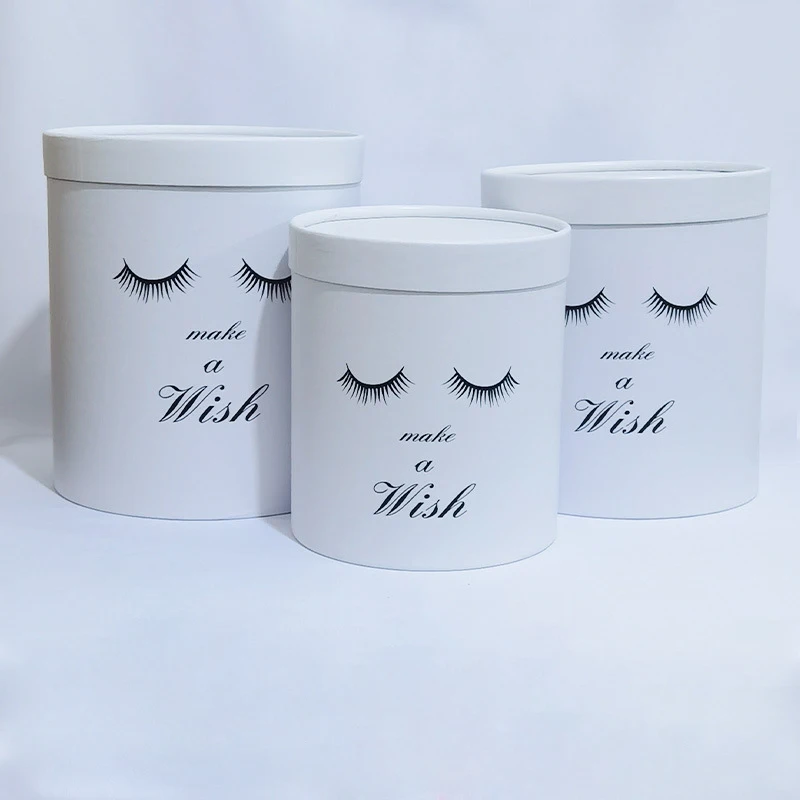 15 Years Factory Free Sample Luxury Custom Logo factory price bai wo Round Paper Rose Flower Box