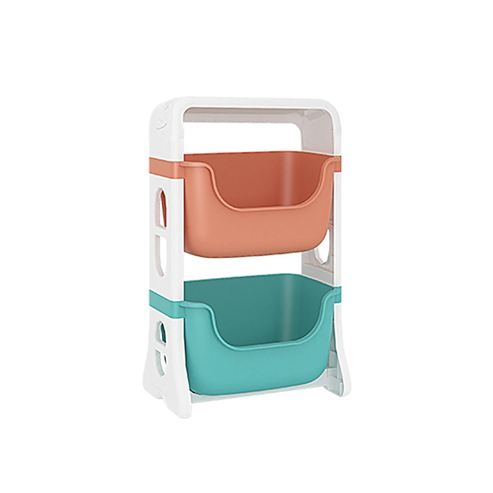 Manufacturer Wholesale Children Kids Plastic Toys Storage Rack Organizer With Storage Bins//