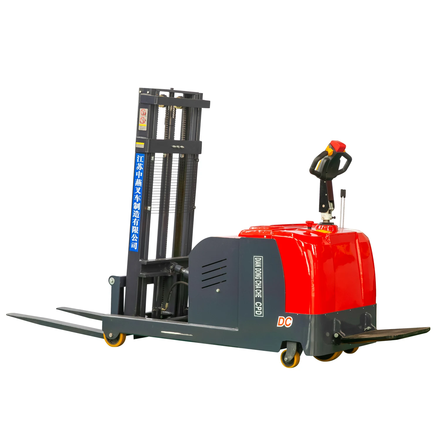 1.5 ton 2 ton Stand driving Counterbalance Electric Forklift telescopic telehandler hot sale