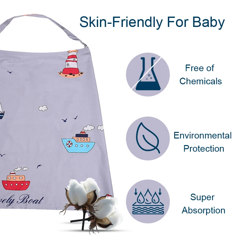 Многофункциональные Чехлы Natucare BSCI для кормления грудью винтажный цветочный