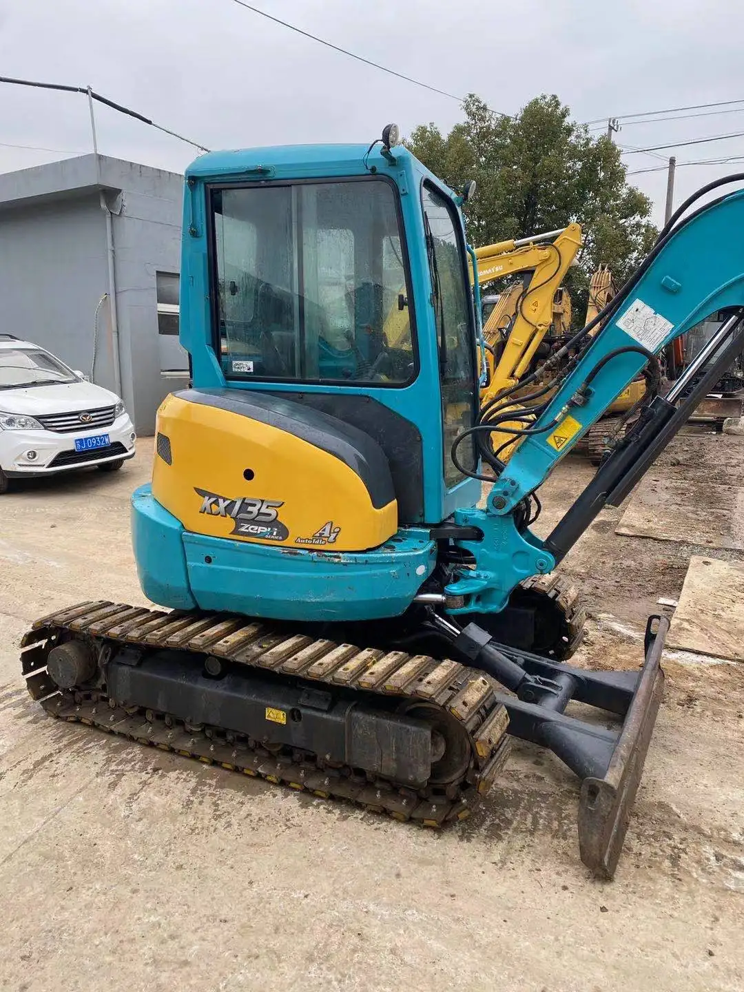 Kubota U35S мини-экскаватор б/у 3 5 t землечерпалка 3.5ton гусеничный экскаватор Япония оригинальный U35