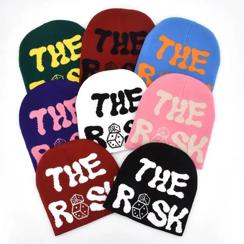 New Design Custom Winter Cap Warm Hat Skully All Over Print Knitted Hat Jacquard Beanie Hat