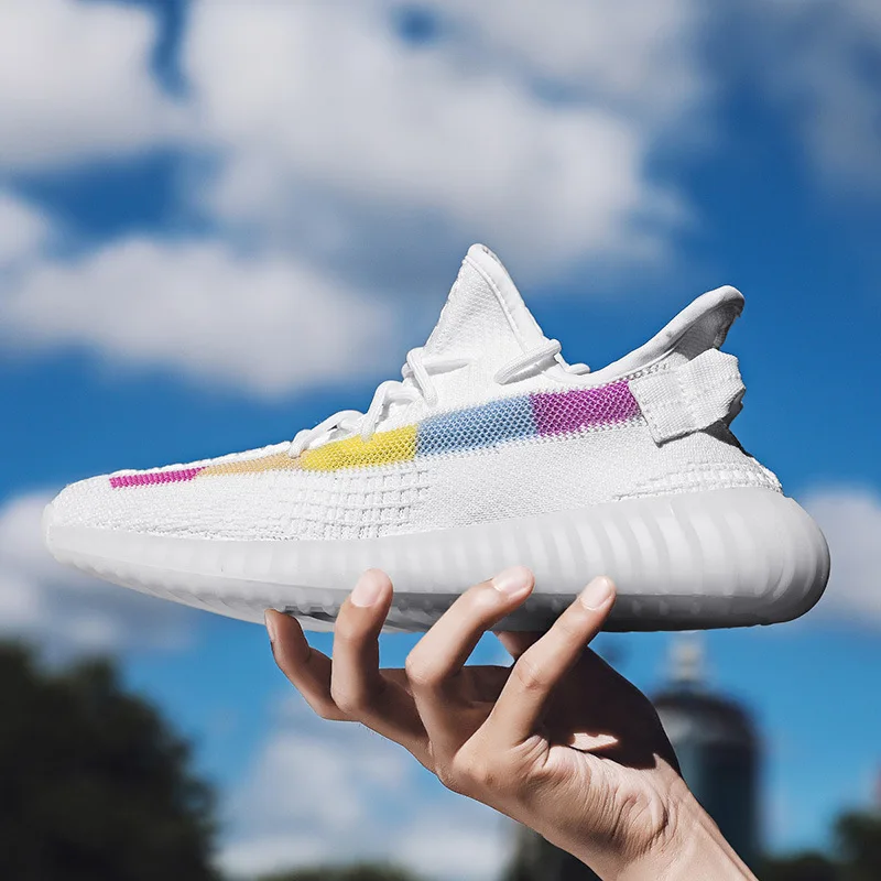 Manufacturers Yeezyy Trending Mens Casual Shoes Fashion Sneakers Men Comfortable Sneaker Wave Runner Original 350 Yeezy