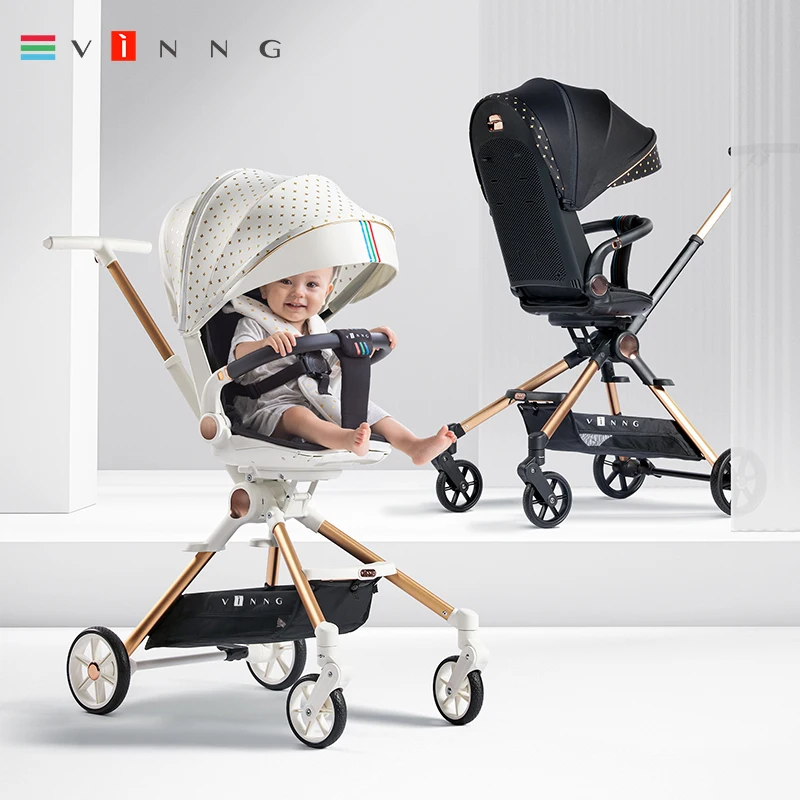 High Quality 3 Baby Stroller Luxury High Landscape Poussette Multi-Functional Baby Pram Baby Strollers For Travel