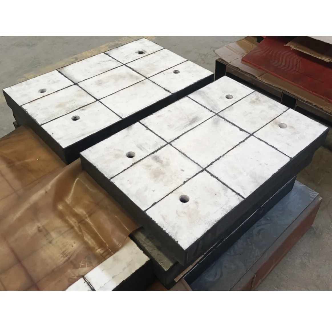 Zirconia Toughened Alumina ZTA ceramic tiles wear plates